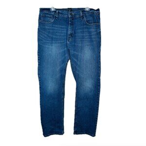 Nautica Pure Deep Bay Wash Relaxed Fit Jeans Mens 38x34 Straight Leg Dark Wash 7